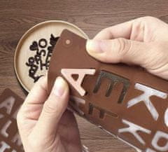 Ruhhy Silikonová forma na čokoládu - písmena Ruhhy!!