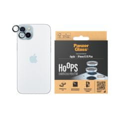 PanzerGlass PanzerGlass Hoops ochrana fotoaparátu na iPhone 15 / 15 Plus, černá Modrá