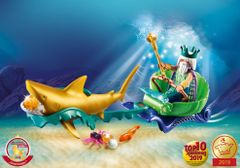 Playmobil 70097 Král moří se žraločím kočárem