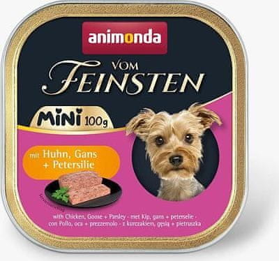 Animonda ANIMONDA paštika Vom Feinsten MINI - kuře, husa, petržel pro psy 100 g