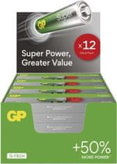 GP Alkalická baterie GP Super AAA (LR03), 288 ks, display box