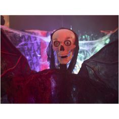 Europalms Halloween anděl smrti, s motorkem, zvukem a LED