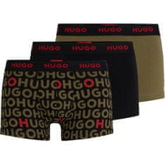 Hugo Boss 3 PACK - pánské boxerky HUGO 50480170-311 (Velikost M)