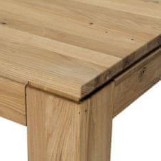 Autronic Stůl jídelní 80x80x75 cm, masiv dub, povrchová úprava olejem