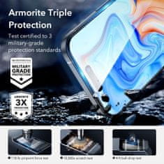 ESR Armorite ochranné tvrzené sklo na iPhone 15 PLUS 6.7" Black
