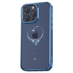 Kingxbar Wish Series obal s crystaly na iPhone 15 6.1" Blue