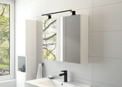 Deftrans Koupelnová nástěnná skříňka se zrcadlem bílá 65 cm Salsa