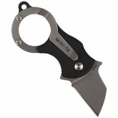 Fox Knives FX-536 FOX MINI-TA FOLDING KNIFE BLACK NYLON HNDL-1.4116 STAINLESS ST. SANDBLASTED BLD