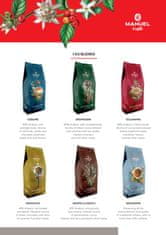 MANUEL CAFFÈ Italia Zrnková káva AROMA PIÙ, 40% Arabica 60% Robusta, 1000g