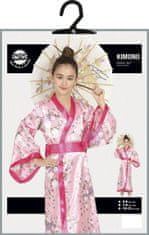 Guirca Kostým japonské kimono růžové 10-12 let