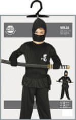 Guirca Kostým Ninja černý 5-6 let