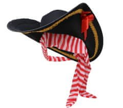 Guirca Dámský klobouk pirátský s šátkem