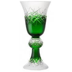 Caesar Crystal Váza Hoarfrost, barva zelená, výška 505 mm