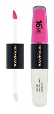 Dermacol Dlouhotrvající dvoufázová barva na rty a lesk 16H Lip Colour (Extreme Long-Lasting Lipstick) 4 + 4 m (Odstín 20)