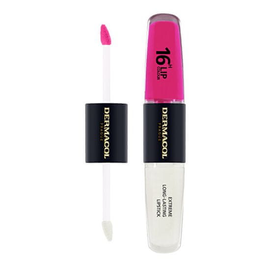 Dermacol Dlouhotrvající dvoufázová barva na rty a lesk 16H Lip Colour (Extreme Long-Lasting Lipstick) 4 + 4 m