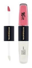 Dermacol Dlouhotrvající dvoufázová barva na rty a lesk 16H Lip Colour (Extreme Long-Lasting Lipstick) 4 + 4 m (Odstín 23)