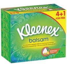 Kleenex Balsam Papírové kapesníčky Box 5x 64 ks