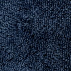 Eurofirany přehoz na postel TIFANY 200x220 Design91 tmavě modrý s kožešinovou strukturou
