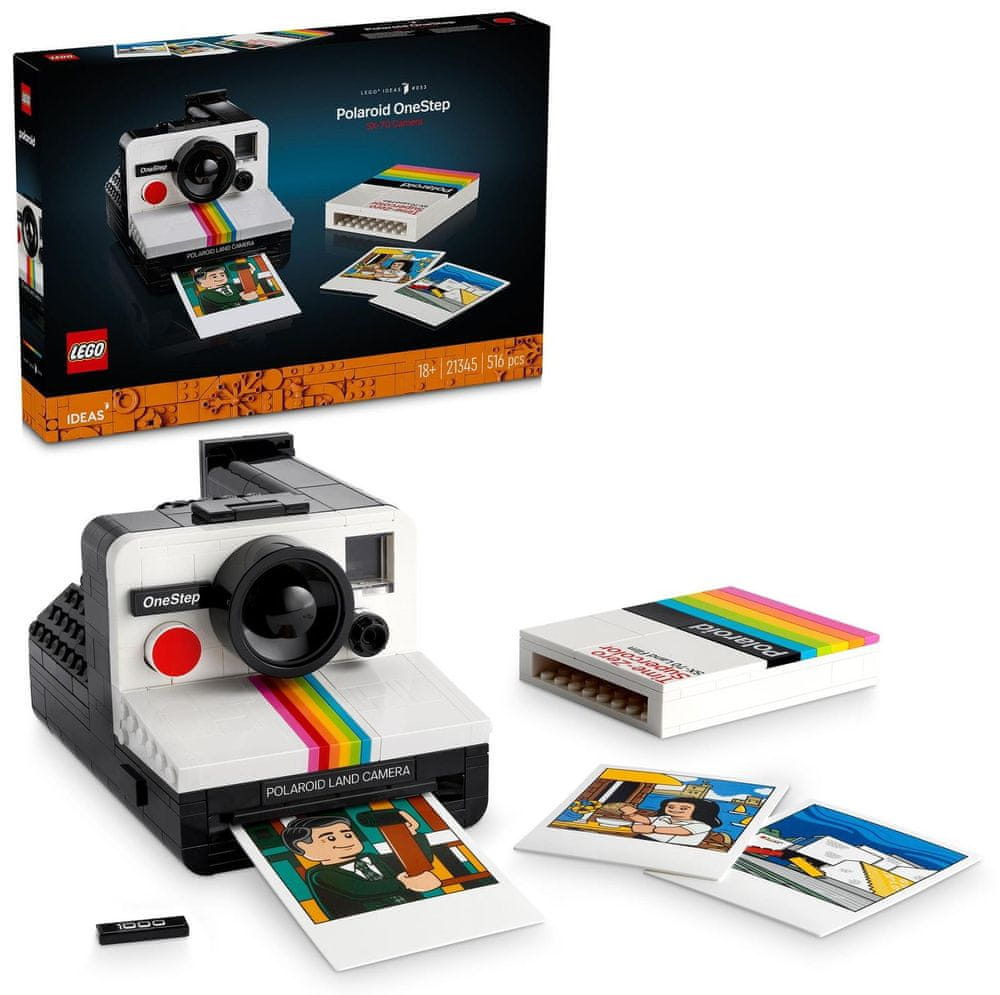 LEGO Ideas 21345 Fotoaparát Polaroid OneStep SX-70