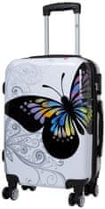 MONOPOL Velký kufr Butterfly White