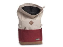 Southwest Batoh Rolltop Two Tone White/Wine Red