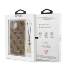 Guess  4G Charms Zadní Kryt pro iPhone 13 Brown