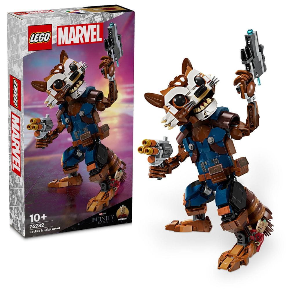 Levně LEGO Marvel 76282 Rocket a malý Groot