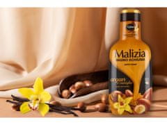 Malizia Malizia Sametová koupelová kapalina - Arganový olej a vanilka 1l x4