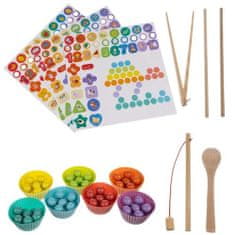 MG Wooden Montessori dřevěné puzzle, mix