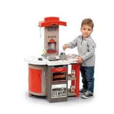 KIK KX3961 Dětská plastová kuchyňka červená se zvukem