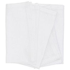 Today Látkové ubrousky UNI, bavlněné, bílá barva, 4 kusy, 40 x 40 cm