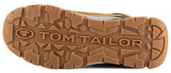 Tom Tailor Pánské kotníkové boty 6380050003 cognac-dkorange (Velikost 42)