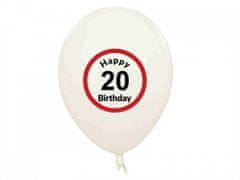 Master Narozeninové balónky 20 let 5ks