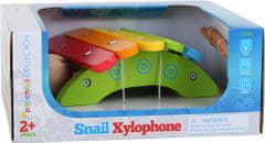 Small foot by Legler Small Foot Dětské hudební nástroje xylofon šnek