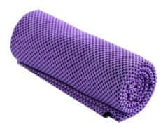 MODOM Chladící ručník fialový 32 x 90 cm