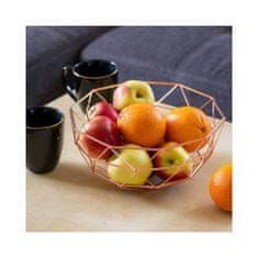 BRUNBESTE Brunbeste ocelový košík na ovoce 25cm růžové zlato 33506