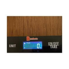 BRUNBESTE Brunbeste elektronická skleněná LCD kuchyňská váha do 5kg 12535
