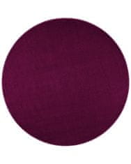 Hanse Home Kusový koberec Nasty 102368 Blackberry kruh 133x133 (průměr) kruh