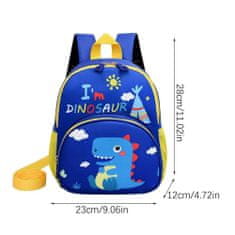bHome Dětský batoh Dino modrý