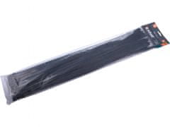 Extol Premium Pásky stahovací na kabely černé, 540x7,6mm, 50ks, nylon PA66