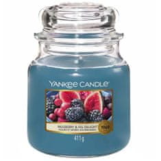 Yankee Candle Vonnásvíčka Classic ve skle střední Mulberry & Fig Delight 368g