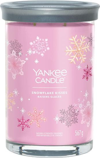 Yankee Candle Vonnásvíčka Signature Tumbler ve skle velká Snowflake Kisses 567g