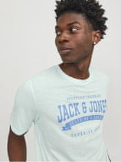 Jack&Jones Pánské triko JJELOGO Standard Fit 12246690 Soothing Sea (Velikost L)