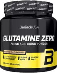 BioTech USA Glutamine Zero 300 g, broskvový ledový čaj