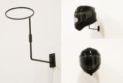 M-Style 360° držák přilby na zeď černý