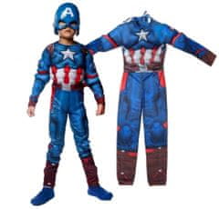 bHome Dětský kostým Svalnatý Kapitán Amerika 122-134 L