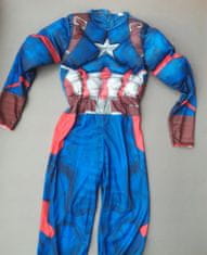 bHome Dětský kostým Svalnatý Kapitán Amerika 110-122 M