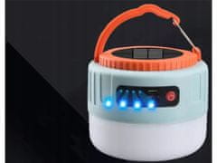 Verk 01800 Solární turistická LED lampa s dálkovým ovládáním