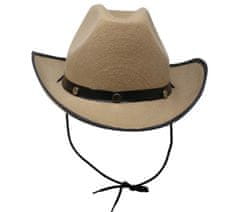 Guirca Pánský kovbojský klobouk světle hnědý