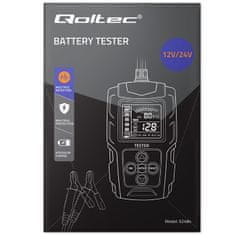 Qoltec Digitální tester baterií Qoltec s LCD displejem | 12V | 24V | 3Ah-200Ah